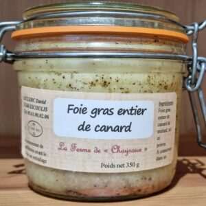 Foie Gras Entier de Canard 350g