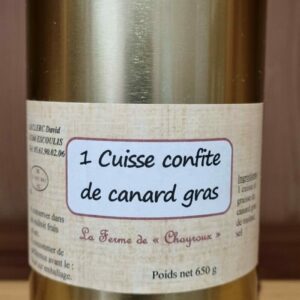 1 Cuisse Confite de Canard - Boite