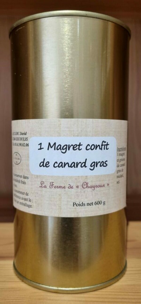 1 Magret Confit de Canard Gras - Boite