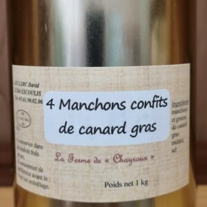 4 Manchons Confits de Canard - Boite