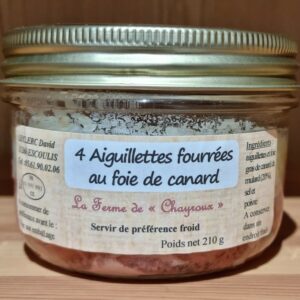 4 Aiguillettes de Canard Fourrées au Foie Gras - Bocal