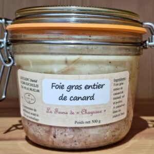 Foie Gras Entier de Canard 500g